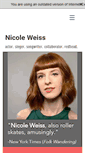 Mobile Screenshot of nicoleweiss.com